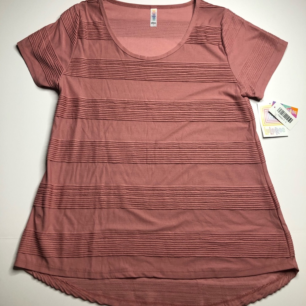 Large Dusty Rose LuLaRoe Classic T-Shirt